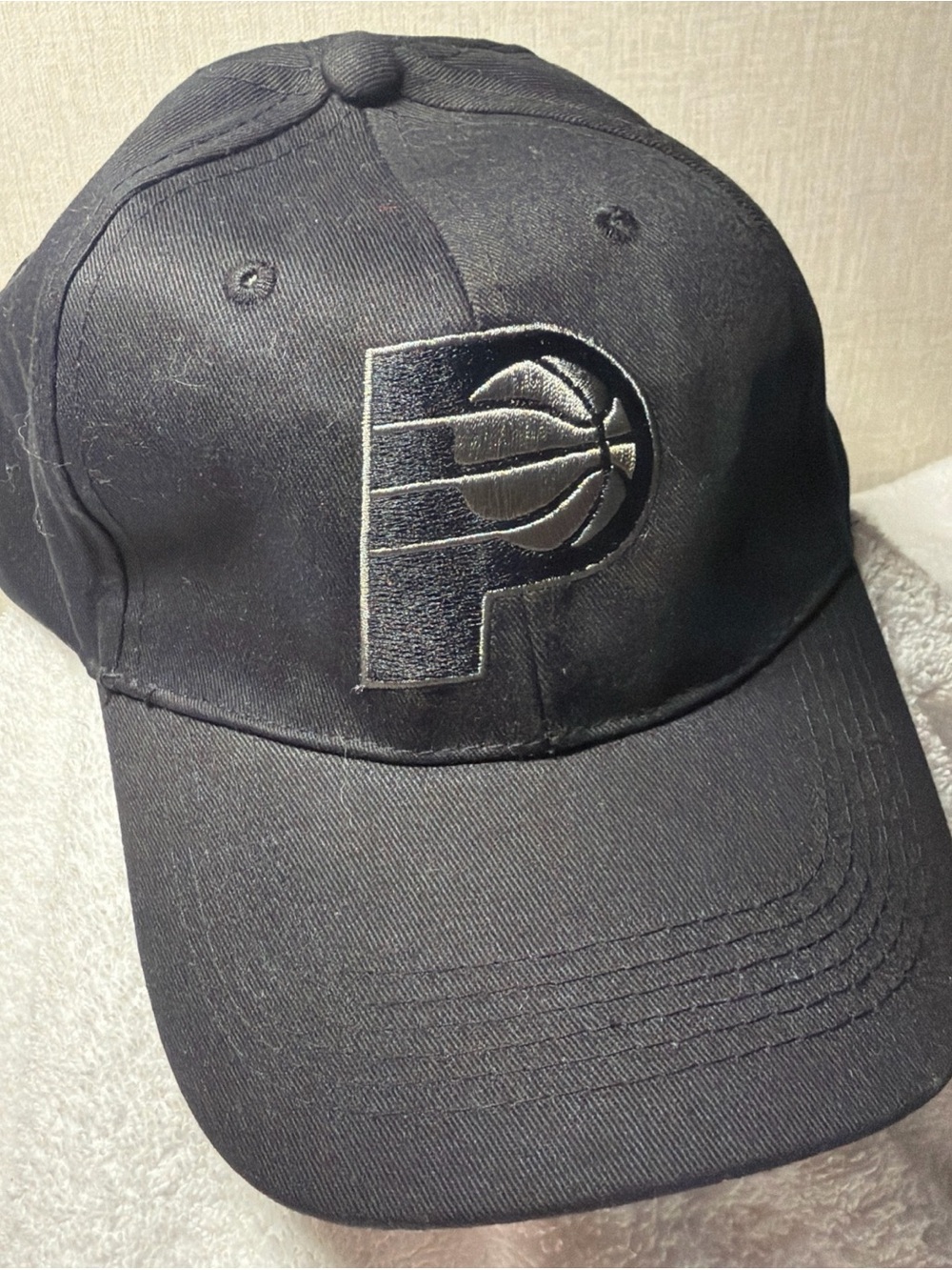 Indiana Pacers NBA Basketball Ball Cap Adj Snapback MainGate Lucas Oil Promo Hat
